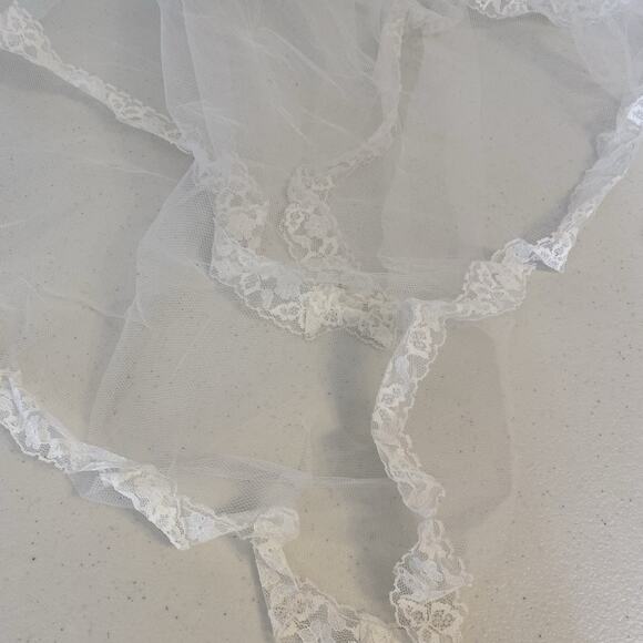 VTG 70-80s Sylvia Original Girl Sz 5 Wedding Dresses & Veil SetOf3 Ivory White - Picture 15 of 15